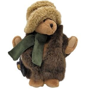 NEW Boyds Bears Aunt Bessie Skidoo Bear Fur Coat The Investment Collection 91931